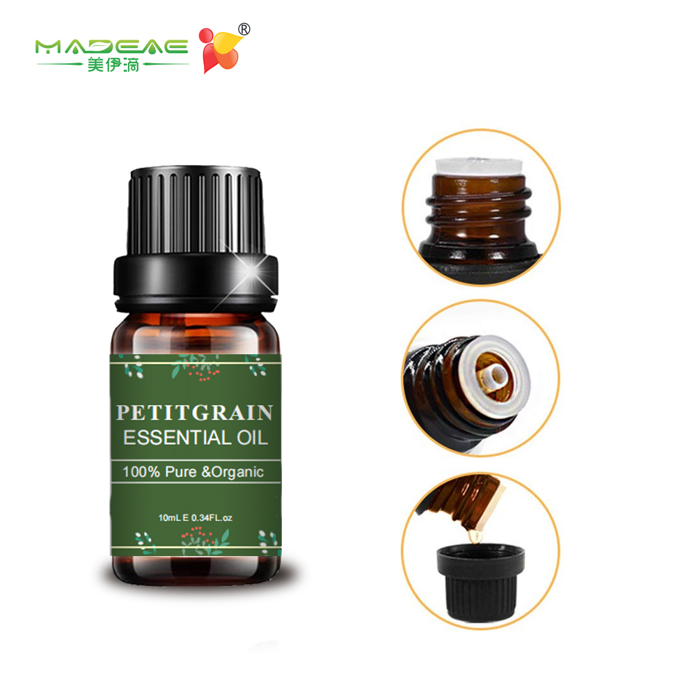 Minyak esensial petitgrain kelas atas untuk pijat diffuser