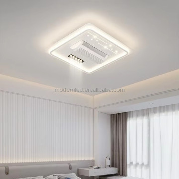 Bladeless Ceiling Fan Light: Smart LED Ceiling Fan Lamp with Remote Control