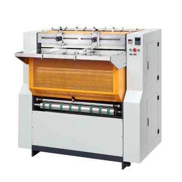 Semi-automatic cardboard slitter and grooving machine