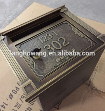 custom brass CNC processed sign, by Shanghai Numberone Signs, sign manufacturer