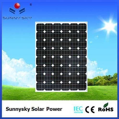 120W mono crystalline silicon solar panel heat solar panel