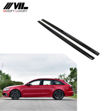 Carbon Fiber Side Bumper Skirt Lip for Audi RS6 Sedan 4-Door (2013-2016)