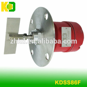 Rotary paddle granule level sensor