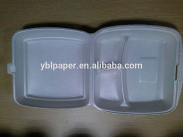 Disposable take away foam lunch box