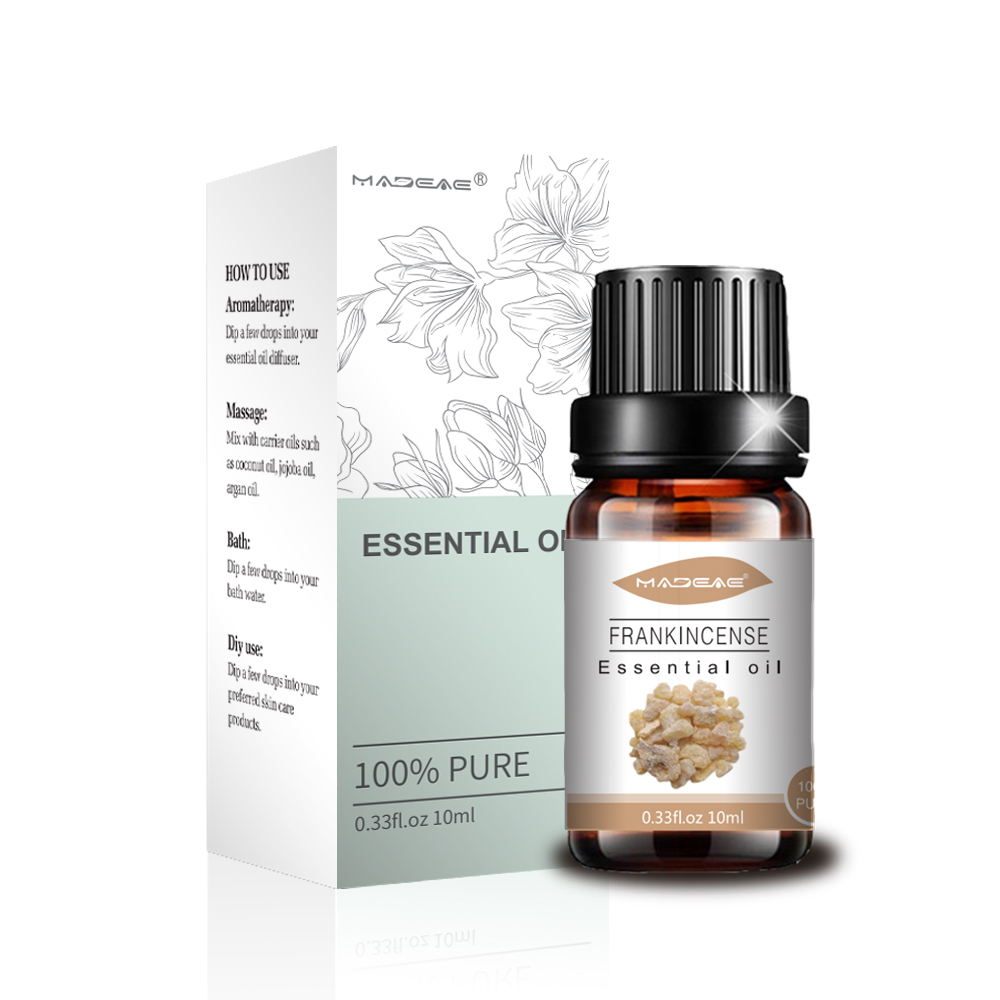 Wholesale Private Label Perfume home Fragrance Organic Pure Frankincense Essential Oil For Soap Making 10ml OEM/ODM