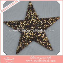 Iron on Bling Rhinestones Mesh in colorful