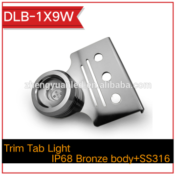 Yacht light blue bulbs 9 watt underwater led light