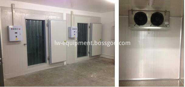 100mm aluminum floor sheet storage cold room
