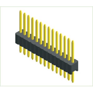 1.00mm(.039") Pitch Single Row Through-Hole (THT) Straight Berg Header PCB Connector