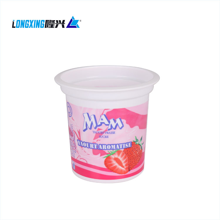 custom pp plastic frozen yogurt packaging