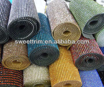 Trimming glitter strass aluminium mesh