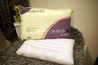 White Healthy Cassia Seed Kapok Natural Comfort Pillows For