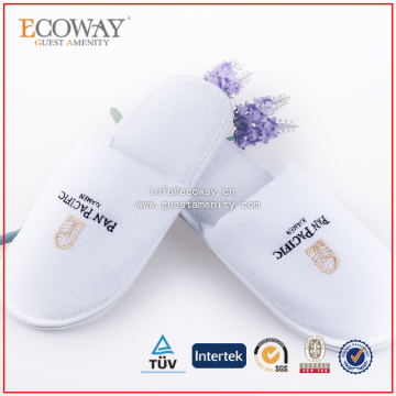 hotel amenities manufacturers slipper new design embroidery men's slipper