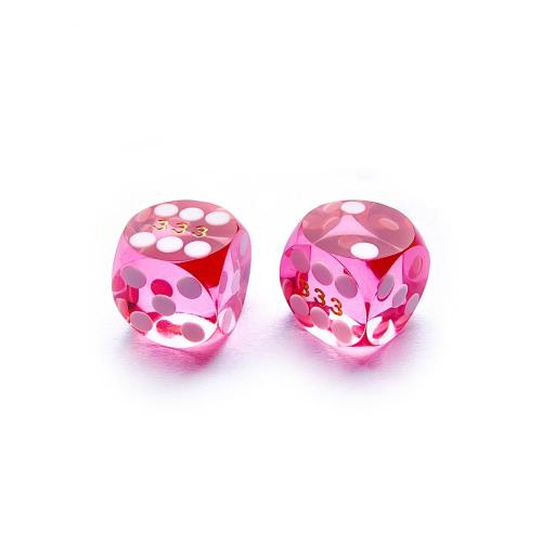 Bescon Dice Professional Small Precision Dice 12.7mm (1/2 inch) with Random Serial Number, Mini Precision Cut Dice 12.7MM