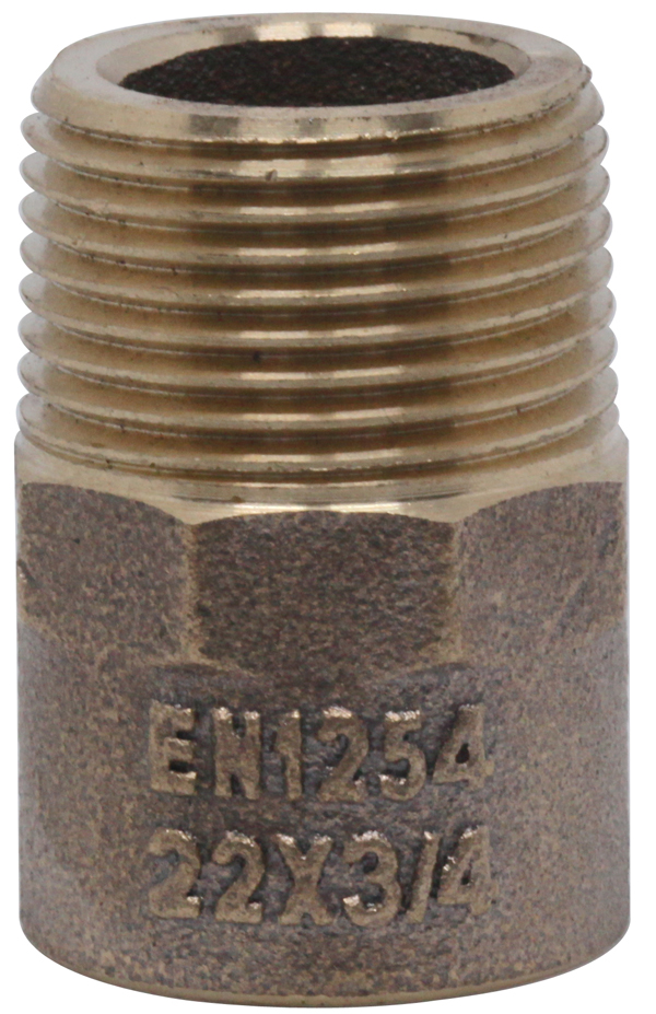 Gunmetal Bronze Male Adapter Connector