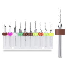 10pcs/lot CNC Engraving PCB Micro Drill Bits - Carbide Circuit Board Drills for Print Circuit Board