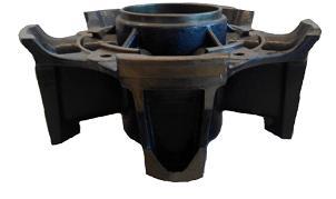 Five ribs & spider hub