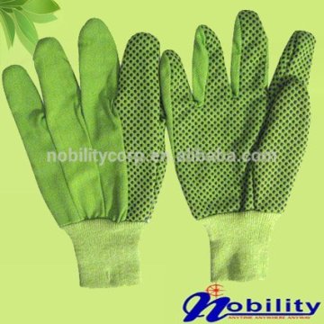 Polka PVC dotted gloves PVC dot cotton hand gloves