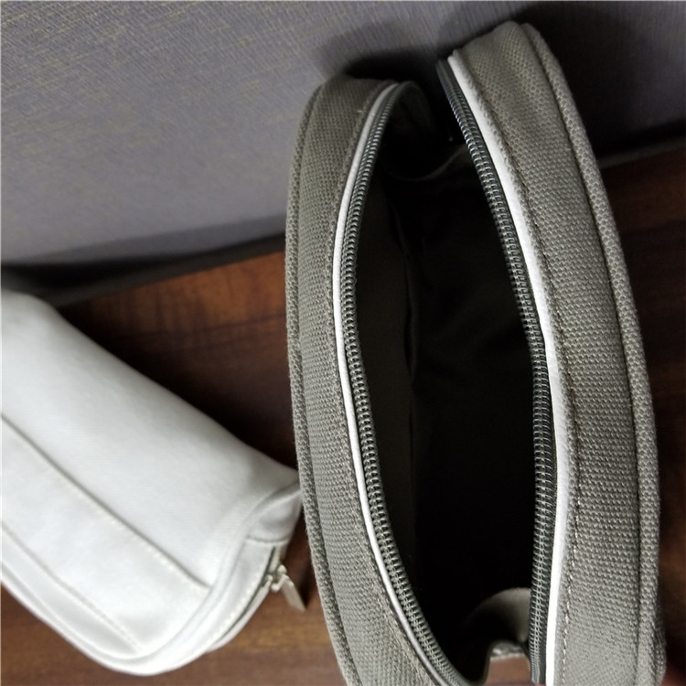 Kosmetiktasche aus Leinen canvas cosmetic bag