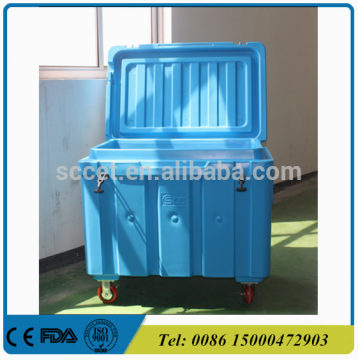 310liter sky blue dry ice carrying cooler container for dry ice