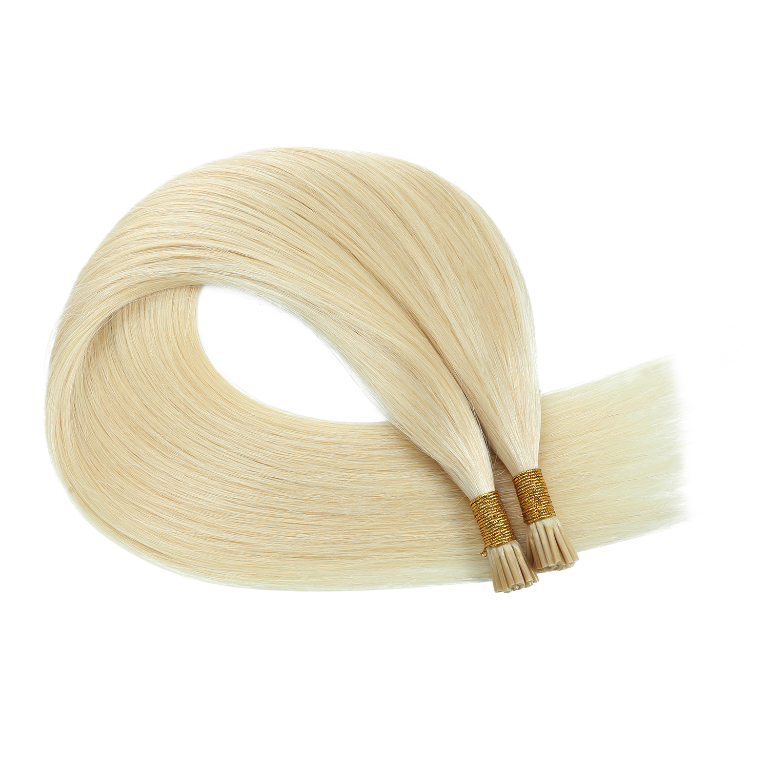 I Tip Hair Extension Wholesale Cuticle Remy Aligned Keratin I Tip Human Hair 12"-30" Straight Virgin Hair Extensions