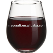 plastic stemless wine glass