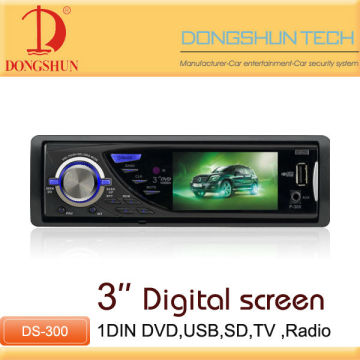 3 inch 1 din digital screen car DVD player