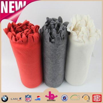 market hot sale 100%polyester two sides brushed simple fleece blanket/fleece blanket/blanket