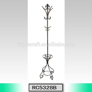 Antique Free Standing Metal Coat Rack