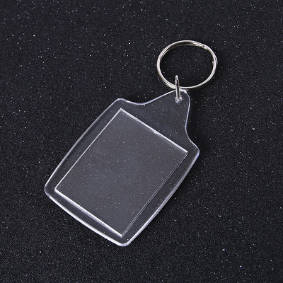 Wholesale Custom Transparent Acrylic Keychain High-quality Creative Advertisement Gift Keychain