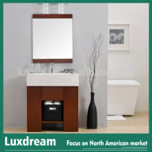 integrated wash basin cherry bathroom vanity cabinets