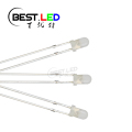 LED verde verde diffuso da 3 mm lenti latte 520nm 525nm