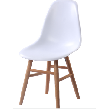 Ayak dayamalı modern eames yemek yan sandalyesi