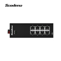 Commutateur Ethernet rapide PoE à 8 ports OEM DC12V/24V/48V avec commutateur réseau DIP