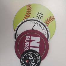 UV print round shaped  custom sticker