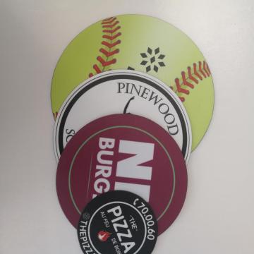 UV print round shaped  custom sticker