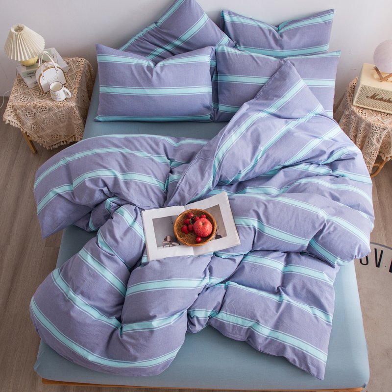 Yarn Dyed Washed Cotton Bedding Set 22 Jpg