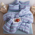 Juegos de cama de la cubierta del edredón teñido de hilo de algodón al por mayor