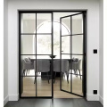 Minimalist Commercial Double Aluminum Casement Door