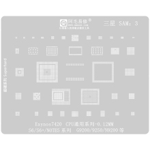 Amaoe BGA Reballing Stencil for Samsung S6/S6+/NOTE5/G9200/9250/N9200 CPU Repair
