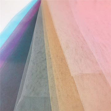 Nylon American Blue Tulle Mesh Fabric for Garments
