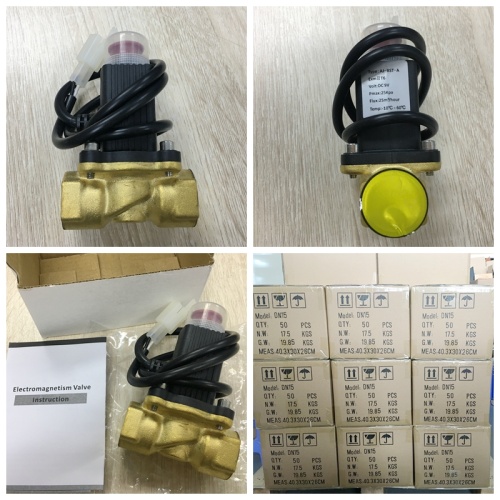 Injap solenoid penutupan kecemasan boleh berhubung dengan pengesan gas