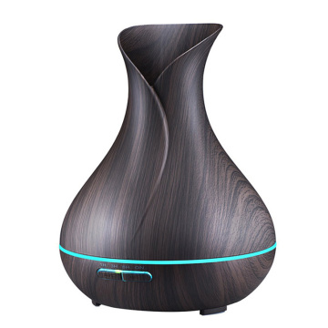 400 ml Vase Wood Ultrasonic Aroma difuzor de umidificare a aerului