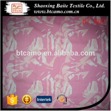 Military Cotton Uniform Fabric Pink Camouflage Fabric