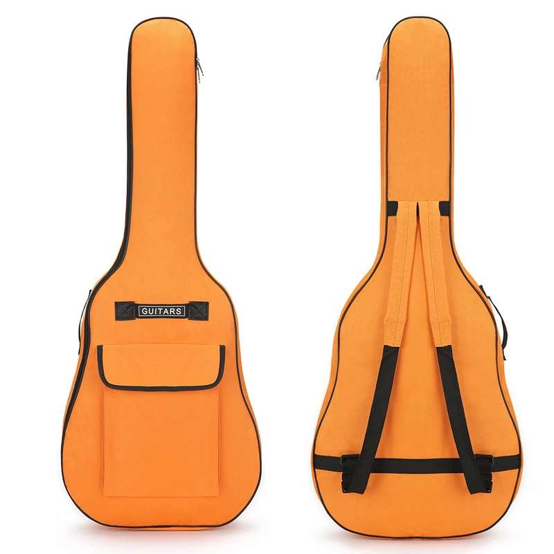 Oxford Fabric Acoustic Guitar Bag Soft Case Double Shoulder Straps Padded Guitar Waterproof Backpack