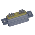 Solda reta de conector macho coaxial D-SUB 11W1