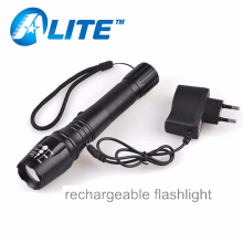 1101 police recharger flashlight powerful tactical rechargeable flashlight