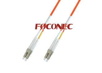 OM1 / OM2 Duplex Fiber Optic Patch Cord , LC to LC Multimod