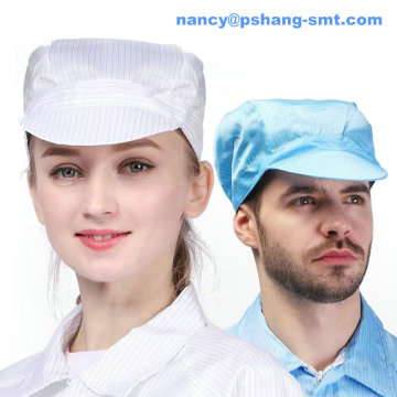ESD Antistatic Conductive Fiber ESD Cleanroom Work Caps for safety protection