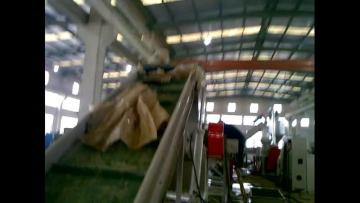 Plastic garbage washing and recycling machine / line / system